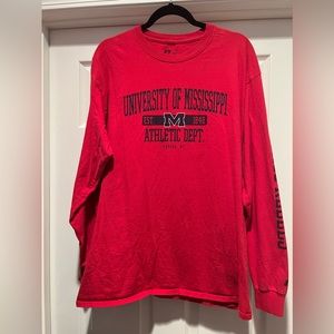 University of Mississippi Athletic Dept Long Sleeved T-Shirt, XL